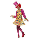 Clown Lady Costume Polkadot Ladies Dress 1