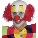 Clown Rubber Top Wig Adult Red 1