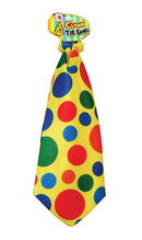 Clown Tie Long Halloween Circus Costume Accessory 1