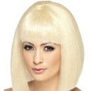 Short Blonde Coquette Wig with Fringe Adult Glamour Costume Hair 2