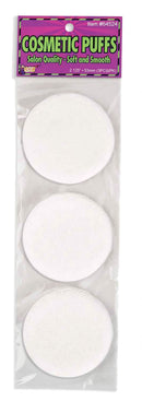 Cosmetic Puffs 3 In Pkt White Make Up Unisex 1