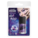 Cosmic Moon Metaillic Nail Polish Purple Costume Make Up 1