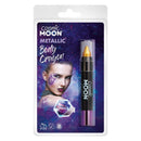 Cosmic Moon Metallic Body Crayons Gold Costume Make Up 1
