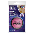 Cosmic Moon Metallic Pro Face Paint Cake Pots Clamshell 36g Costume Make Up 4