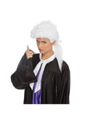 Court Wig Barrister White Prince Hairpiece 4