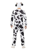 Cow Costume Adult Jumpsuit with Udders Headpiece 4