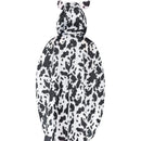 Cow Party Poncho Adult White Black Drawstring Bag 3