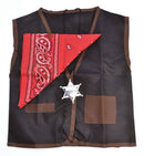 Cowboy Set Waistcoat Bandana Instant Disguises Unisex 1
