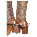 Cowboy Spurs Adult Silver Black Straps 1
