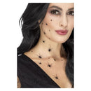 Crawling Spider Tattoo Transfers Adult Black 1