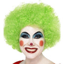Crazy Clown Wig Adult Green Costume Accessory 1
