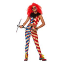 Creepy Clown Costume Ladies Horror Circus 1