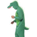Crocodile Costume Adult Green Onesie with Hood 3