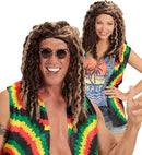 Rastafarian Wig Blond/Brown - In Box