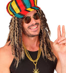 Rastafarian Wig Blond/Brown - In Box