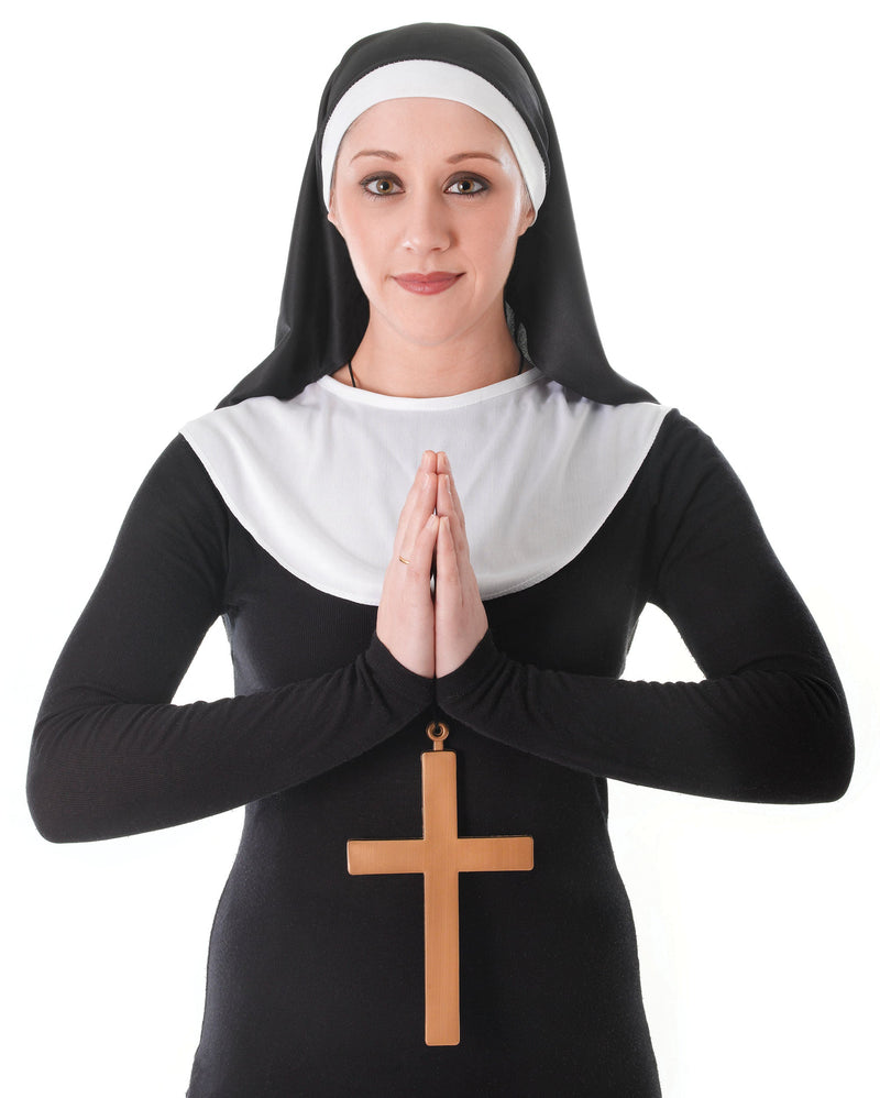 Womens Nun Kit Instant Disguise Female Halloween Costume_1 DS028