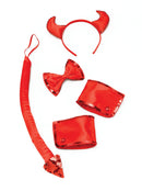 Womens Devil Set Formal Instant Disguise Female Halloween Costume_1 DS124