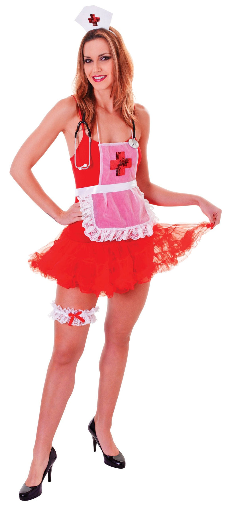 Womens Nurse Set Deluxe Instant Disguises Female Halloween Costume_1 DS161