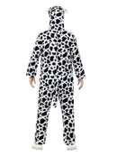 Dalmatian Costume Adult White Black Jumpsuit 3