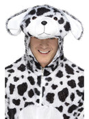 Dalmatian Costume Adult White Black Jumpsuit 5
