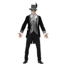 Dark Hatter Costume Adult Black Checkered Outfit 1