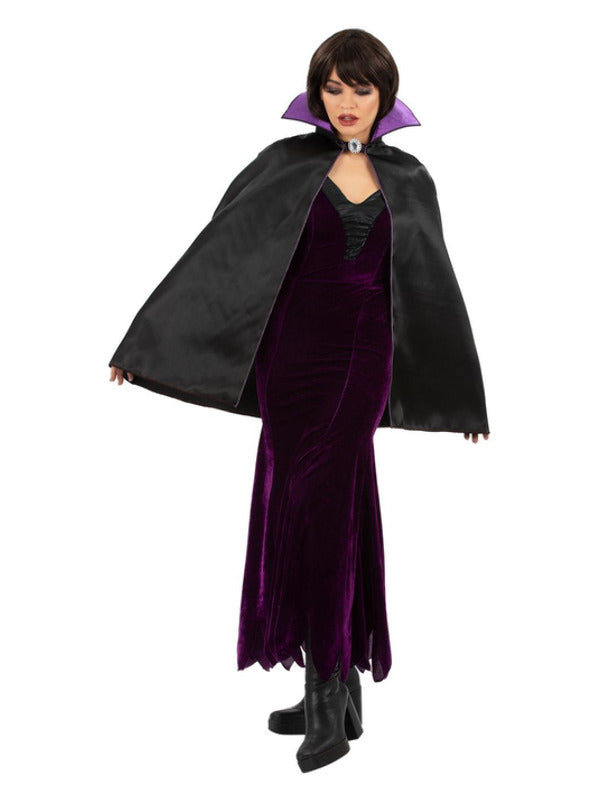 Dark Queen Cape with Collar Adult_1