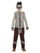 Dark Spirit Boys Warrior Costume Grey 2