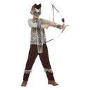 Dark Spirit Boys Warrior Costume Grey 1