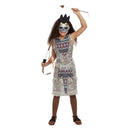 Dark Spirit Girls Warrior Costume Grey 1