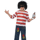 David Walliams Deluxe Ratburger Costume Kids Red White 1