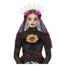 Day Of The Dead Deluxe Headband Adult Sunburst Sacred Heart 1
