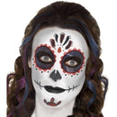 Day of The Dead Make Up Kit Face Paints Tattoo Gem Stickers Crayon Applicators 1