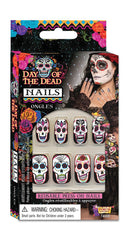 Day Of The Dead Nails Costume Accessories Female 1