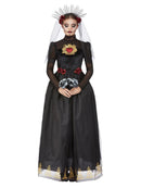 Day Of The Dead Sacred Heart Bride Deluxe Costume Adult Black 2