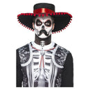 Day Of The Dead Senor Bones Make Up Kit Grease Transfers Face Paint Crayon Tash Applicators 2