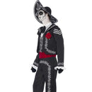 Day Of The Dead Senor Bones Costume Adult Black 4