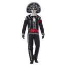 Day Of The Dead Senor Bones Costume Adult Black 1