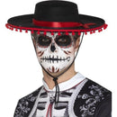 Day Of The Dead Senor Hat Adult Black Red 1