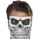 Day Of The Dead Skeleton Mask Adult White 1