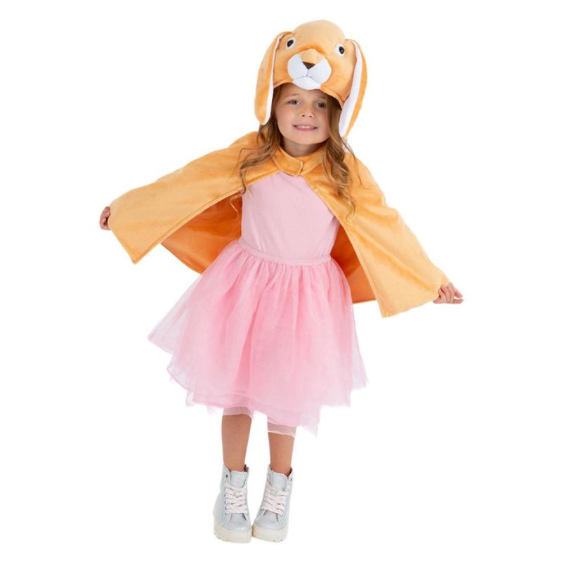 Deluxe Bunny Plush Cape Kids Child_1