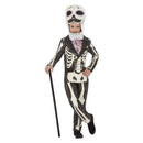 Deluxe Day Of The Dead Senor Costume Pink and Black 1