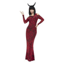 Deluxe Devil Ladies Costume Red Dress 1
