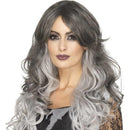 Gothic Bride Wig Adult Grey Deluxe 2
