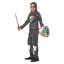 Deluxe Knight Costume Silver Child_3