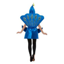 Deluxe Peacock Costume Adult Blue 2