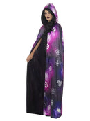 Deluxe Reversible Galaxy Ouija Cape Adult Black Purple 4