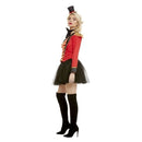 Deluxe Ringmaster Lady Costume Adult Red 3