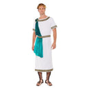 Deluxe Roman Empire Emperor Toga Costume White 1