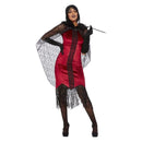 Deluxe Vampire Flapper Costume Red 1