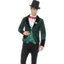 Deluxe Victorian Vampire Costume Adult Green 1